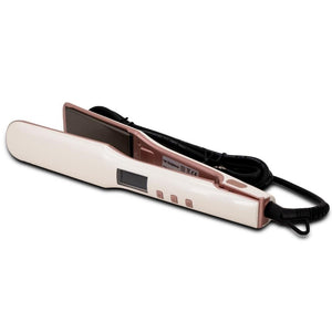 White and Pink Titanium Flat Iron - D'Scent Essentials